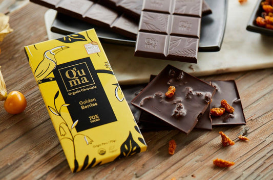 Organic Chocolate Golden Berries 70% Cacao